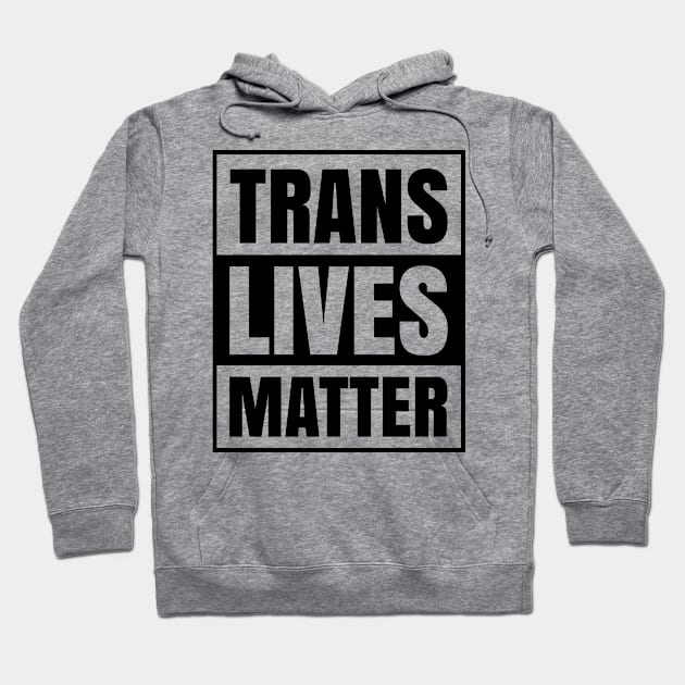 Black Trans Lives Matter African Transgender LGBTQ Pride Month Day Nonbinary BLM Gay Lesbian Hoodie by Shirtsurf